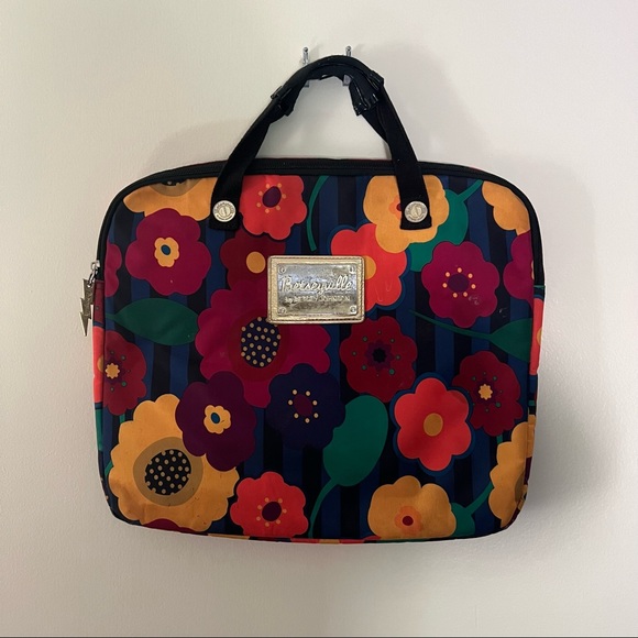 Betsey Johnson Betseyville Floral Laptop Bag - Picture 2 of 13